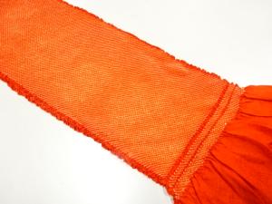 正絹　絞り　振袖用帯揚げ